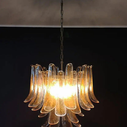 Murano Chandelier – 36 petals – Amber