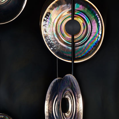 Modern Art Design Radiant Glass Chandelier