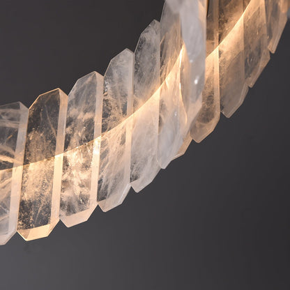 Rolantis Double Rock Crystal Chandelier