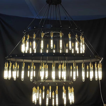 Retro-Inspired Metal Pendant Light Chandelier for Living Room/Bedroom/Staircase/Villa