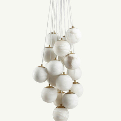 Aspen 19 Chandelier Alabaster