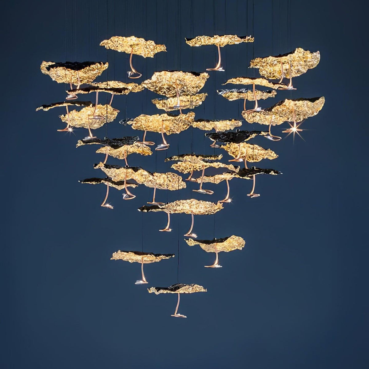 Brass Aviary Constellation Chandelier