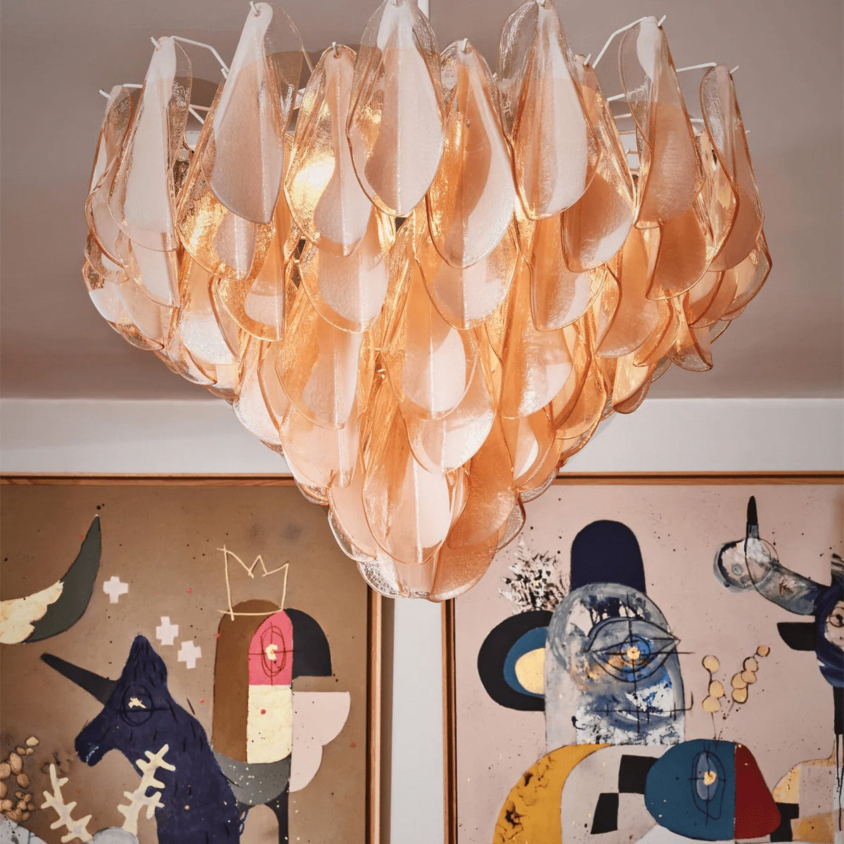 Vivara Glass Chandelier