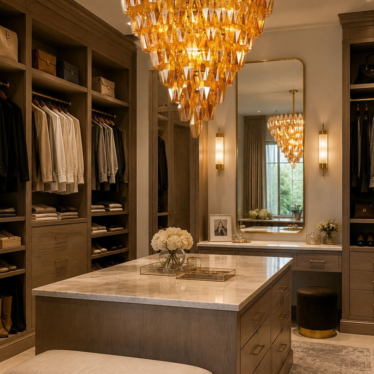 Amber Empire Chandelier