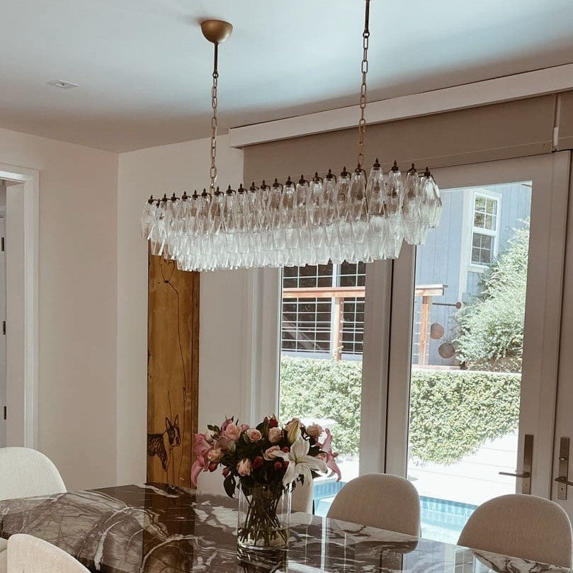 Murano Chandelier – Poliedri – 138 glass