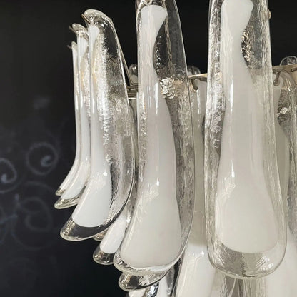 Murano Chandelier – 75 petals – Transparent