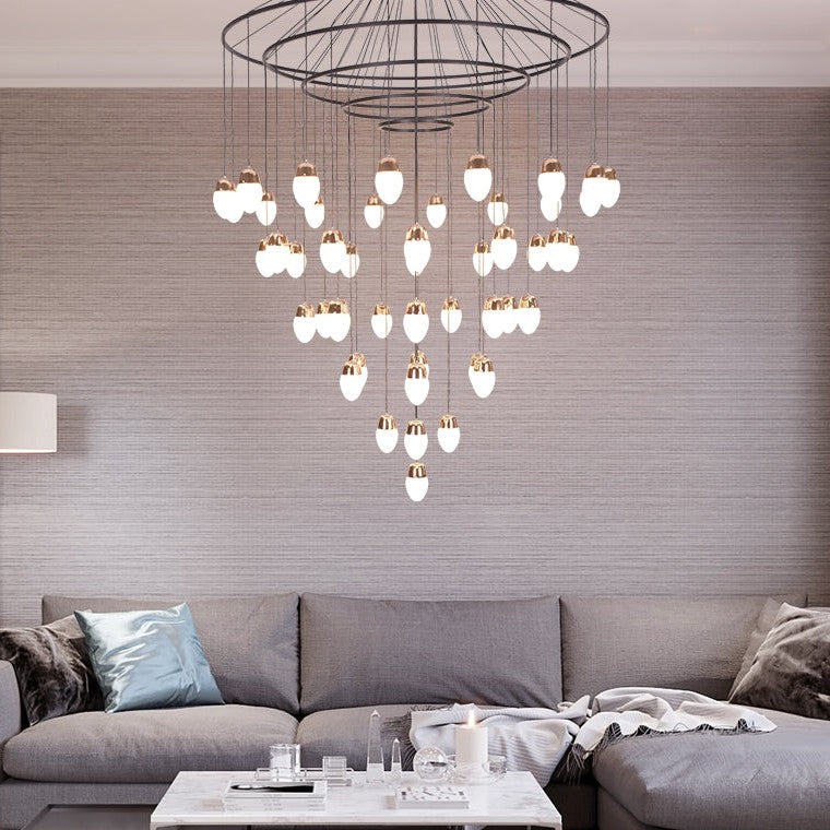 Extra Large Post-Modern Multi-tier Chandelier for High-ceiling Room/Stairs