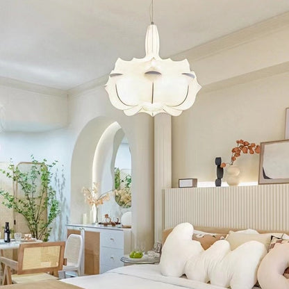Alien Cloud - French Cream Silk Pendant Chandelier