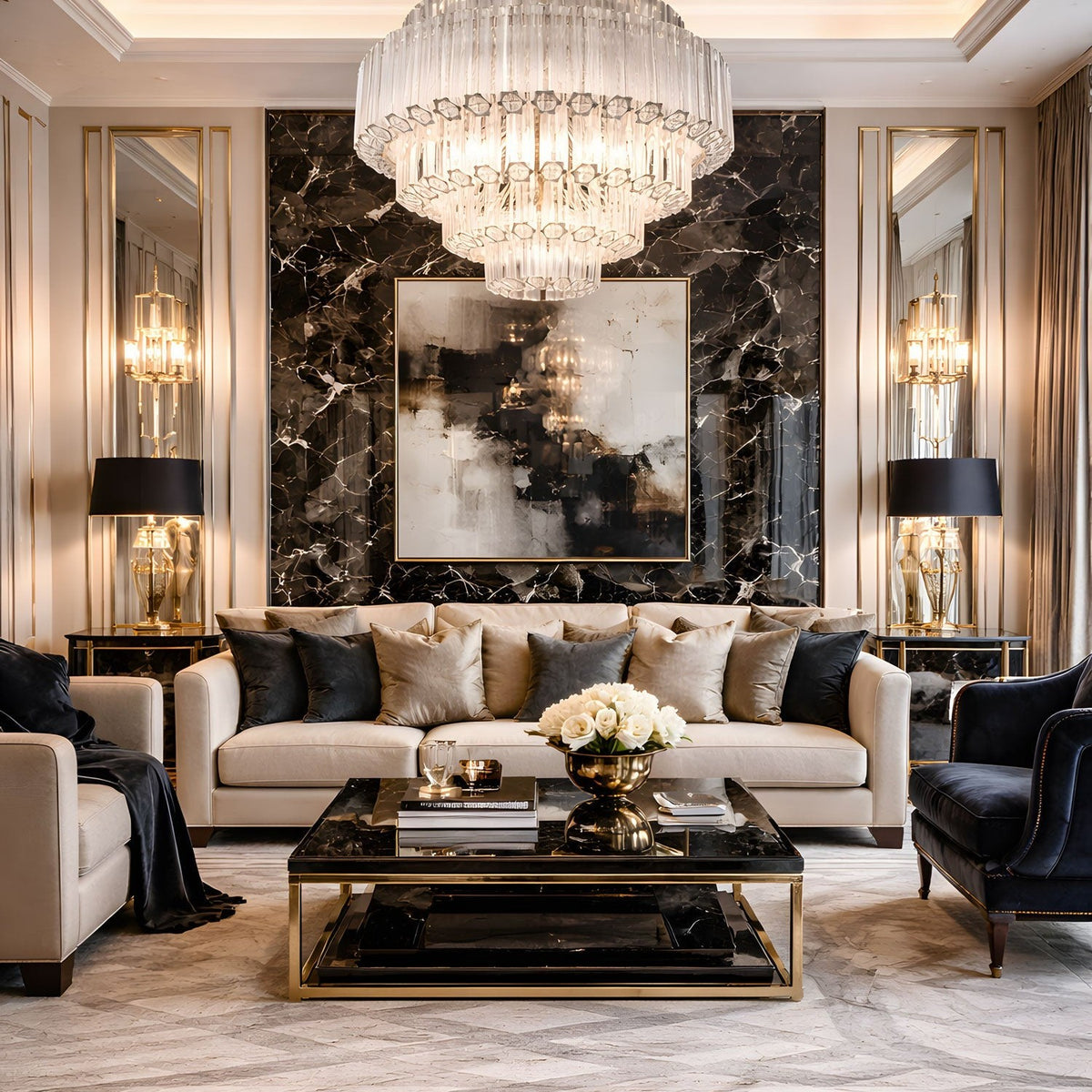 Clear Grande Palermo Chandelier