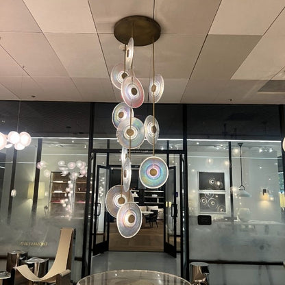 Modern Art Design Radiant Glass Chandelier
