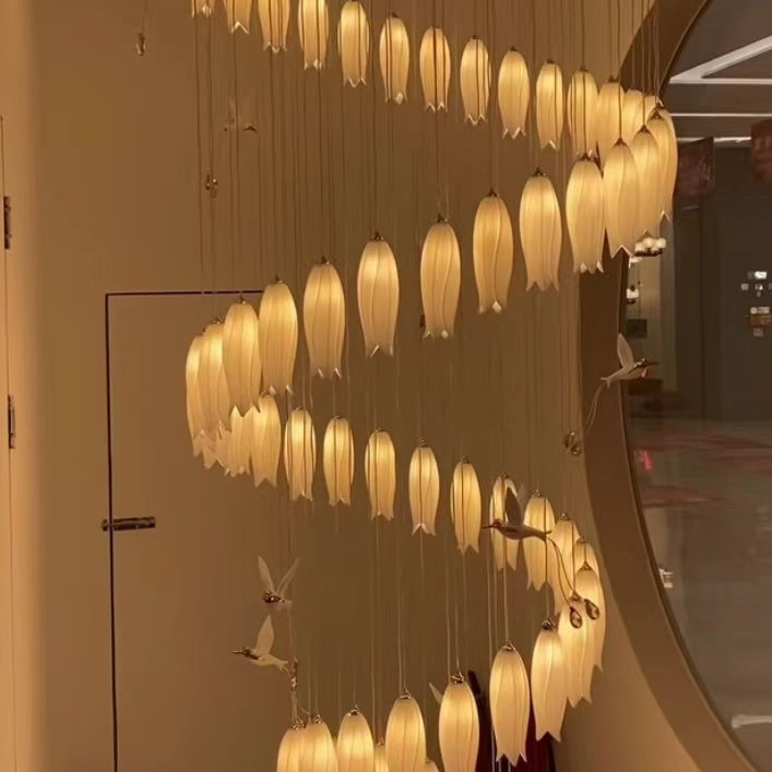 2023 New Arrival Elegant Flower Chandelier For Foyer/ Staircase
