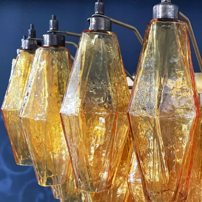 Murano Chandelier – Poliedri – 185 glass