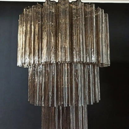 Murano Chandelier – 52 tubes – Smoked