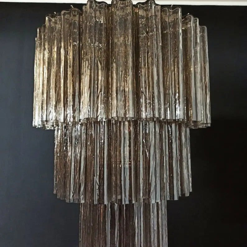 Murano Chandelier – 52 tubes – Smoked