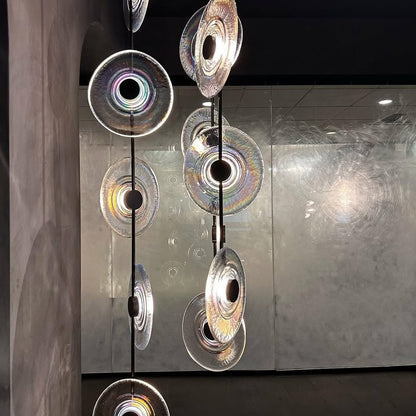 Modern Art Design Radiant Glass Chandelier