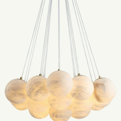Aspen 19 Chandelier Alabaster
