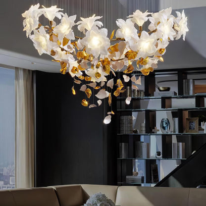 Flying Flowers Fluttering Chandelier