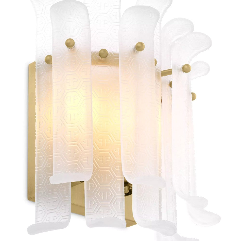 Frosted Contemporary Glass Wall Lamp