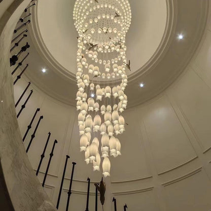 2023 New Arrival Elegant Flower Chandelier For Foyer/ Staircase