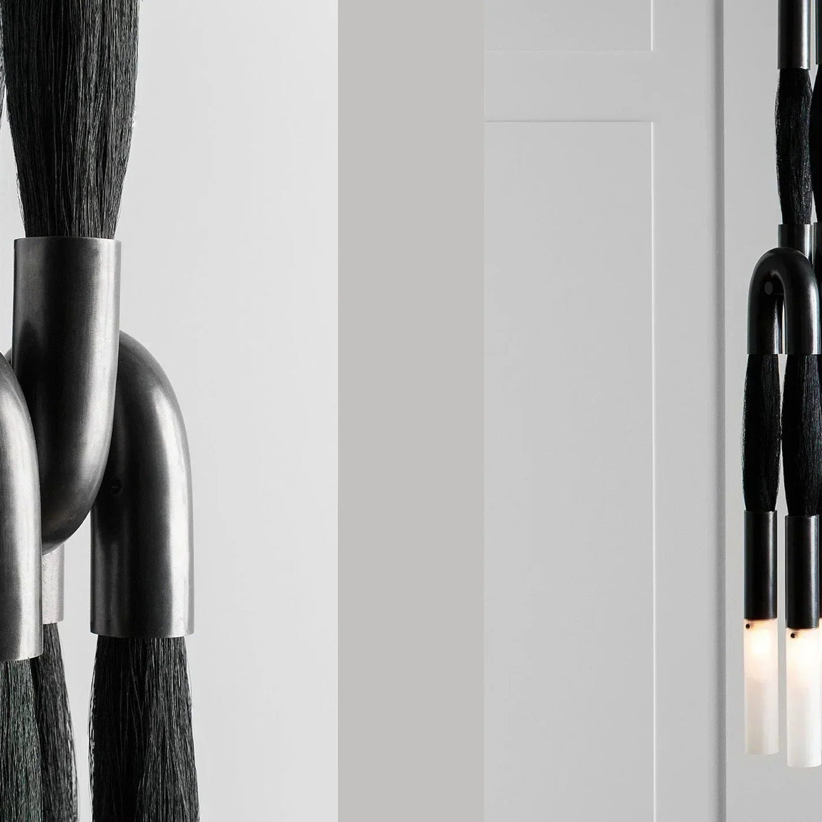 Horsehair Pendant Light