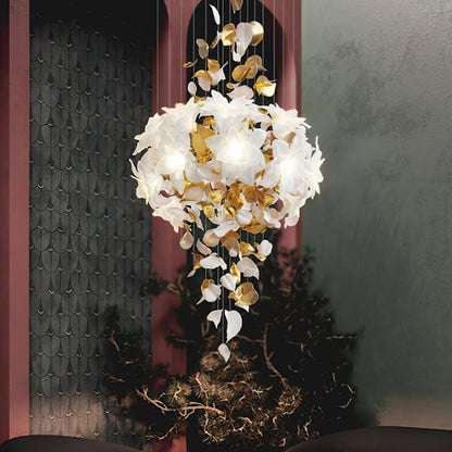 Flying Flowers Fluttering Chandelier