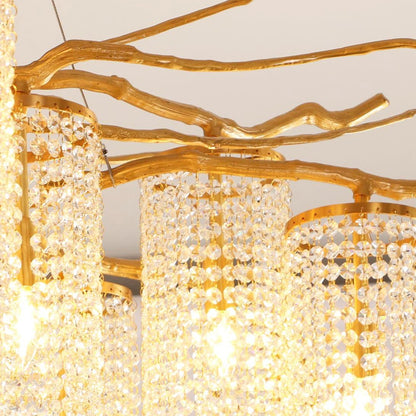 Modern Art Glass Crystal Chandelier