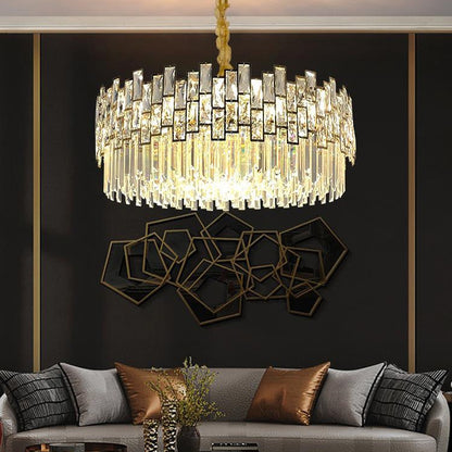 Palo clear Crystal Round Chandelier