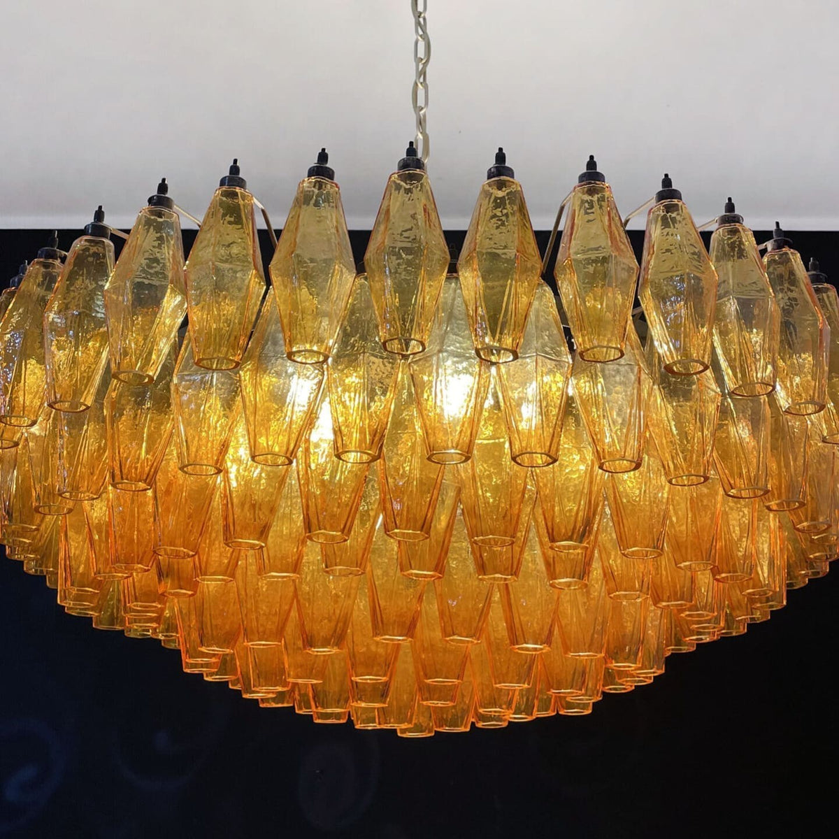 Murano Chandelier – Poliedri – 185 glass