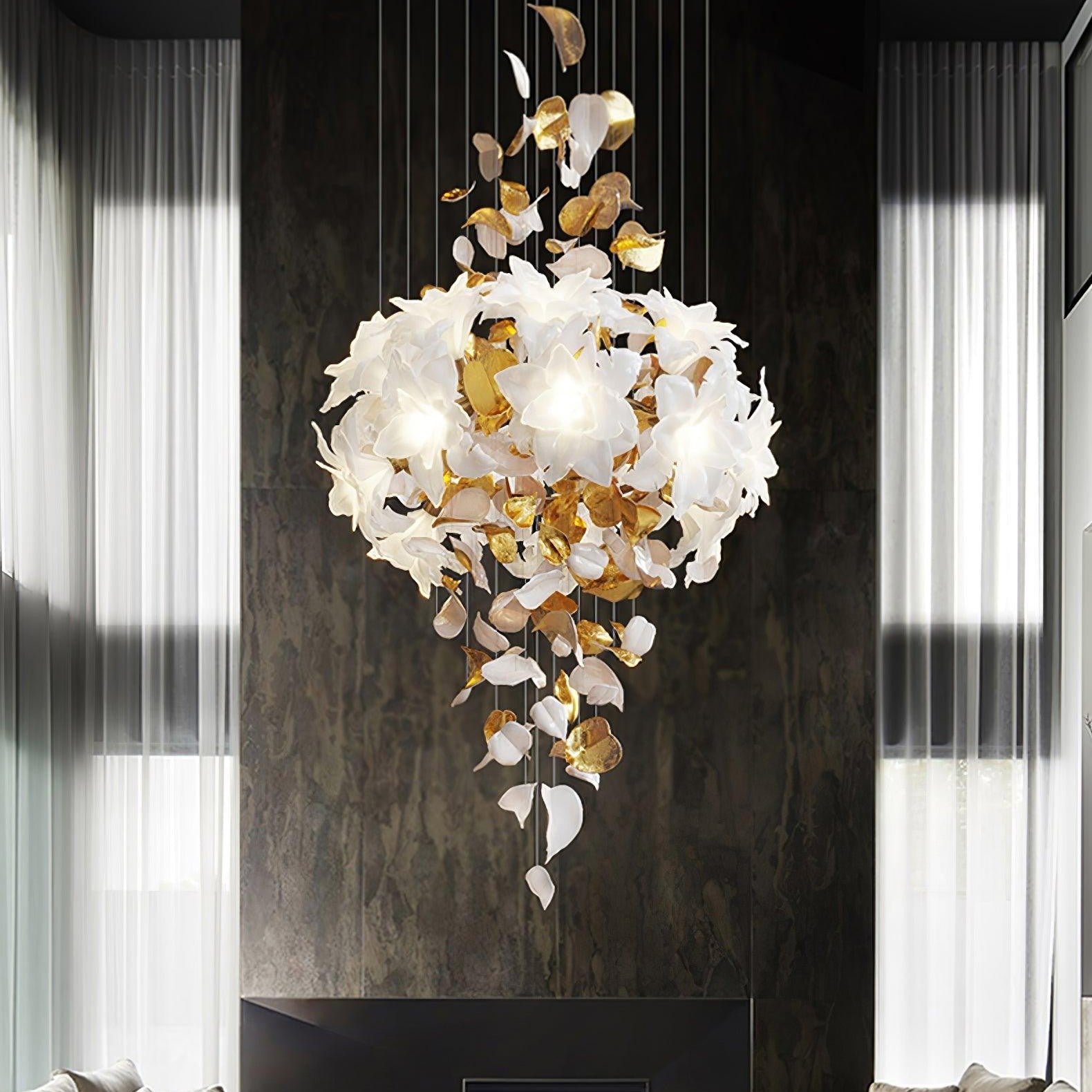 Flying Flowers Fluttering Chandelier