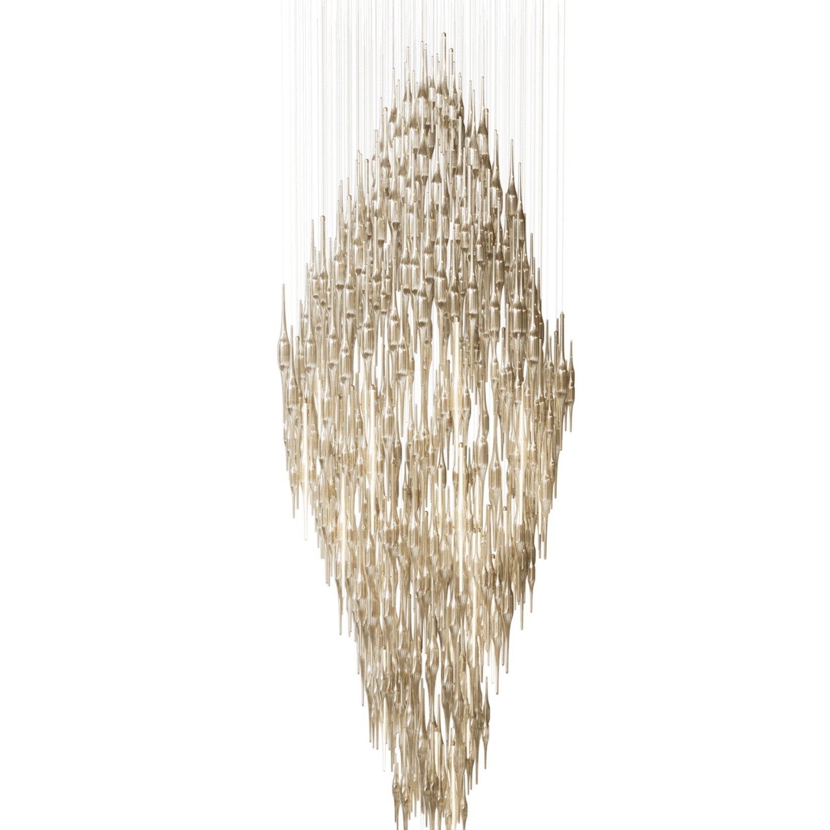Vitara Meteor Shower Crystal Spiral Chandelier