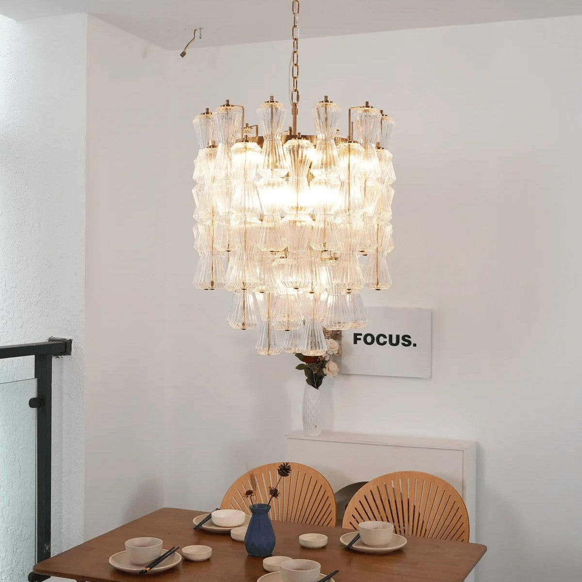 Florenzia Glass Chandelier