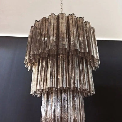 Murano Chandelier – 52 tubes – Smoked