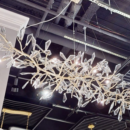 Kotta Twelve-Light Cut-Crystal Pendant Chandelier AJC-9281
