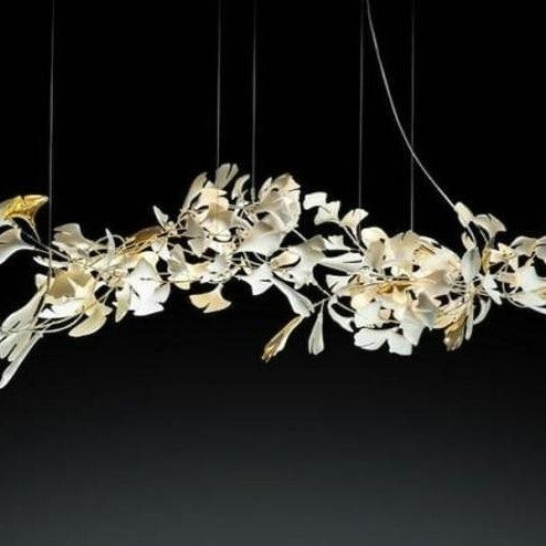 Fleur-de-lis Ceramic Branch Chandelier