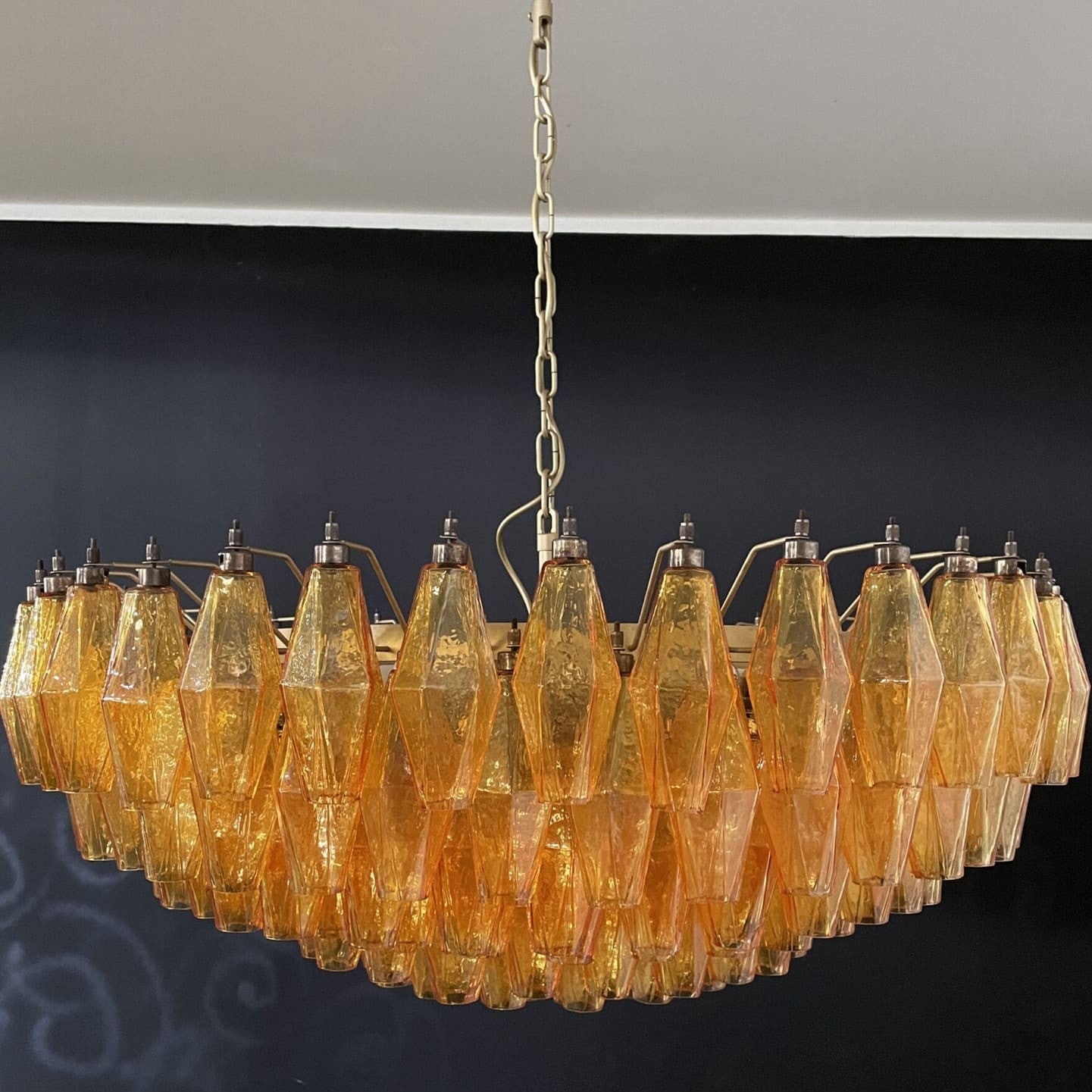 Murano Chandelier – Poliedri – 185 glass
