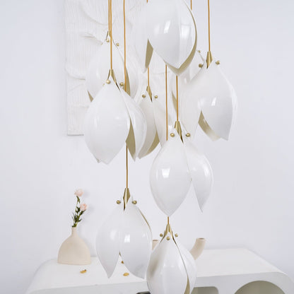 Galaxy Celeste Flora Crystal Spiral Chandelier