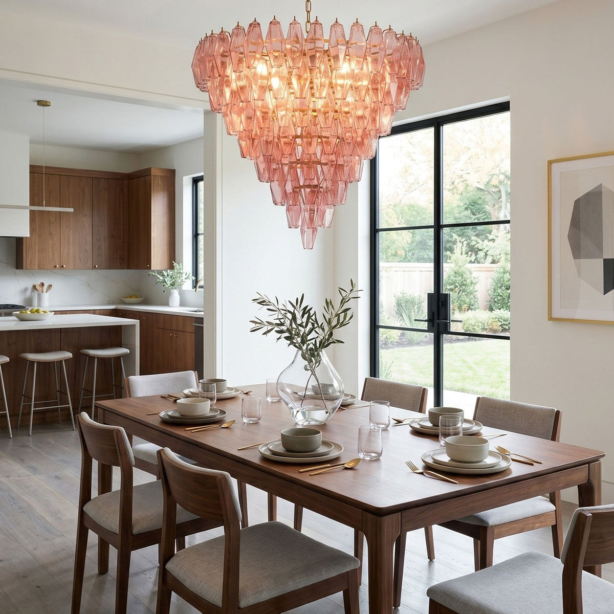 Asti Glass Chandelier