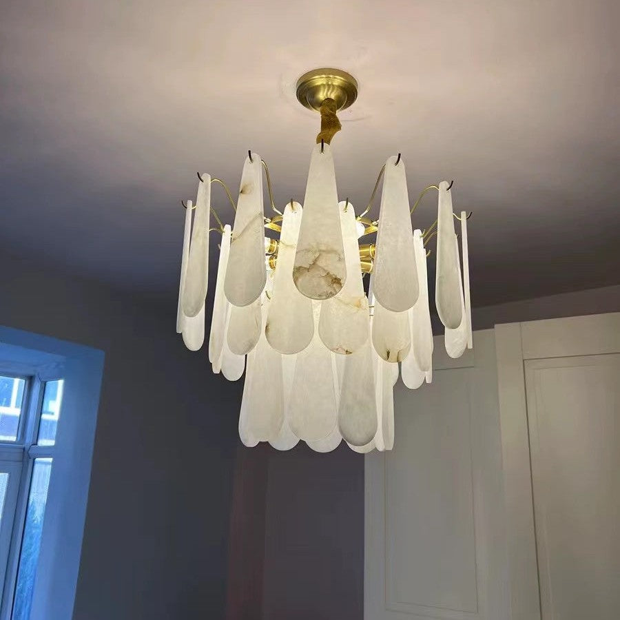 Culoud Alabaster Foyer Chandelier Lighting