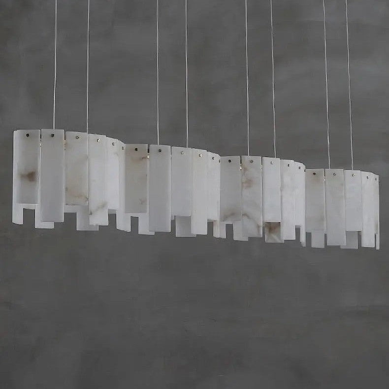 Alabaster Chandelier Pendant Lights Dining Room