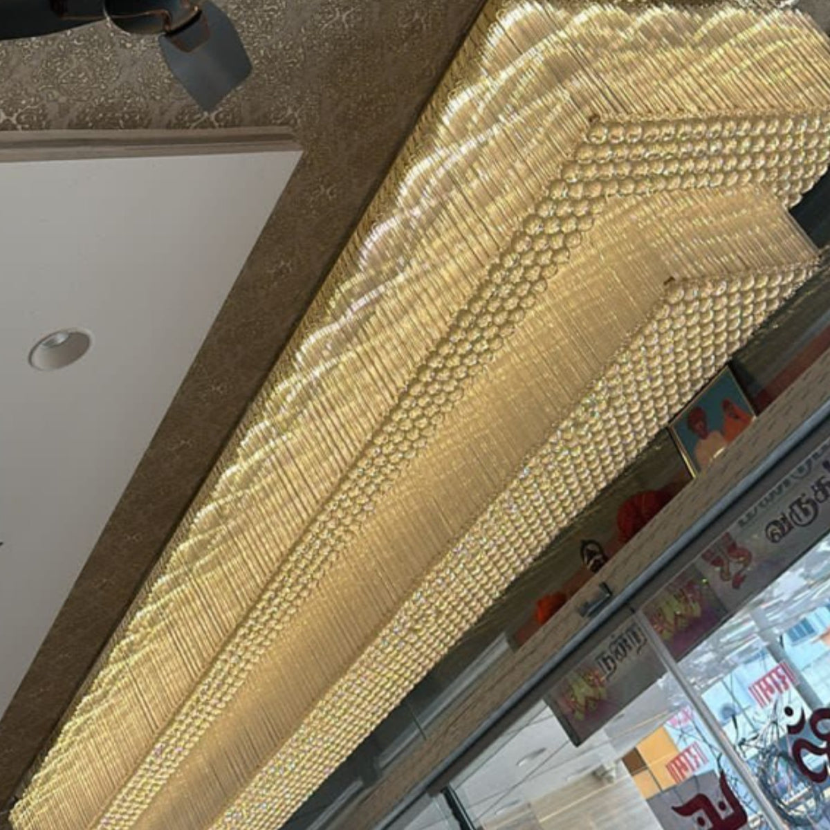 Modern Extra 2/3 Tiered Flush Mount Crystal Chandelier for Large Area