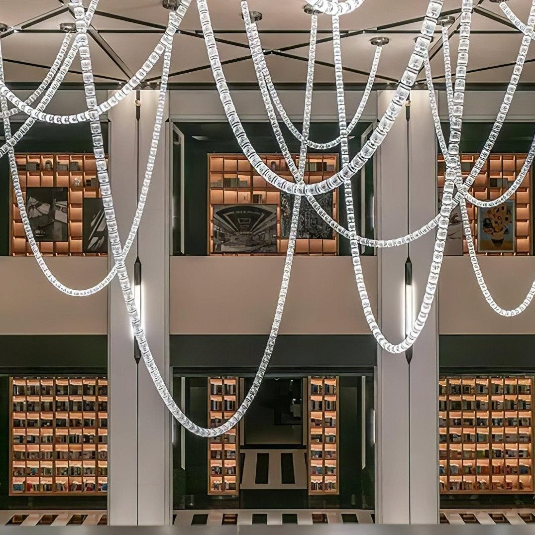 Gabriel Cascade K9 Crystal Chandelier