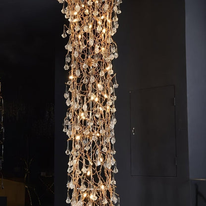 Tree Branch Staircase Chandelier