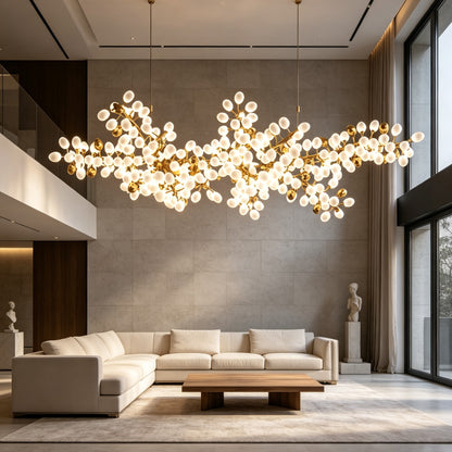 Pretty Grape Linear Chandelier