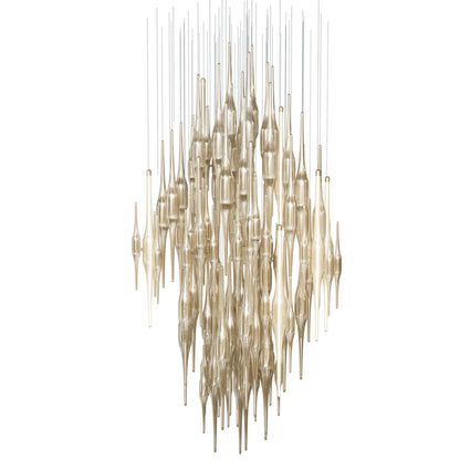 Vitara Meteor Shower Crystal Spiral Chandelier