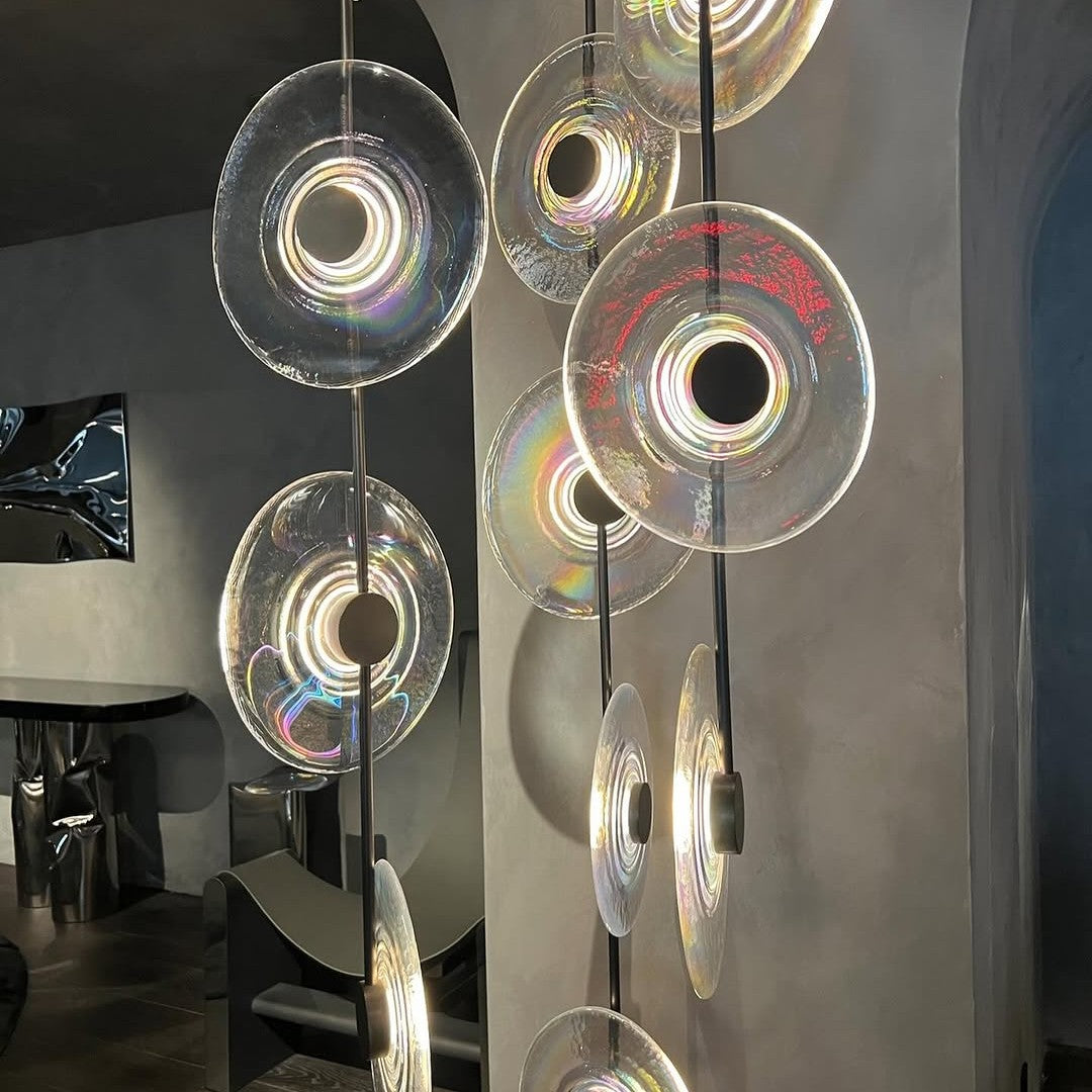 Modern Art Design Radiant Glass Chandelier