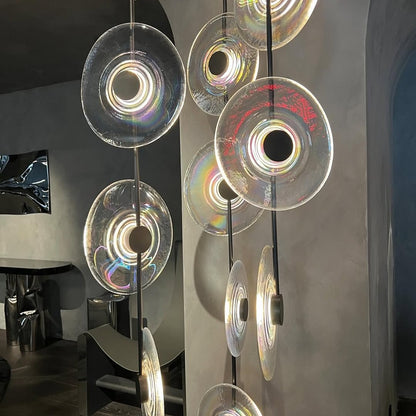 Modern Art Design Radiant Glass Chandelier