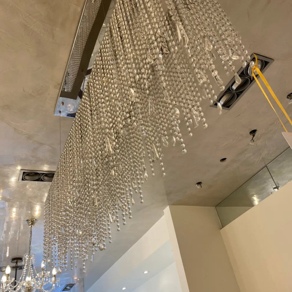 Classical 20 Light Long Crystal Chandelier