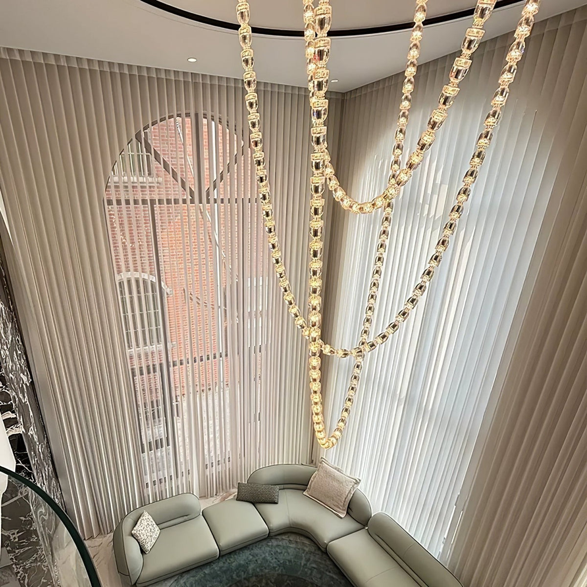 Gabriel Chrome Crystal Chandelier