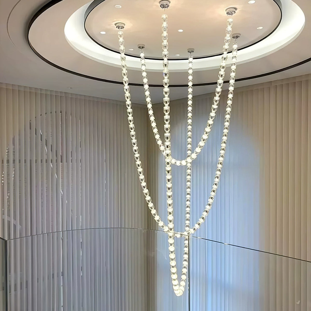 Gabriel Chrome Crystal Chandelier