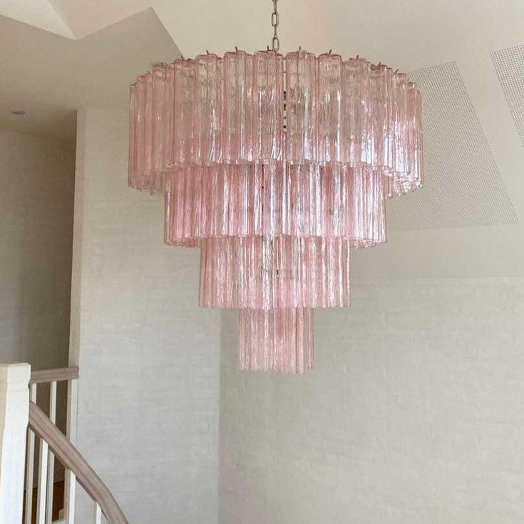 Modern Art Design 3/4/5/7-Tier Hand-blown Glass Tiered Chandelier